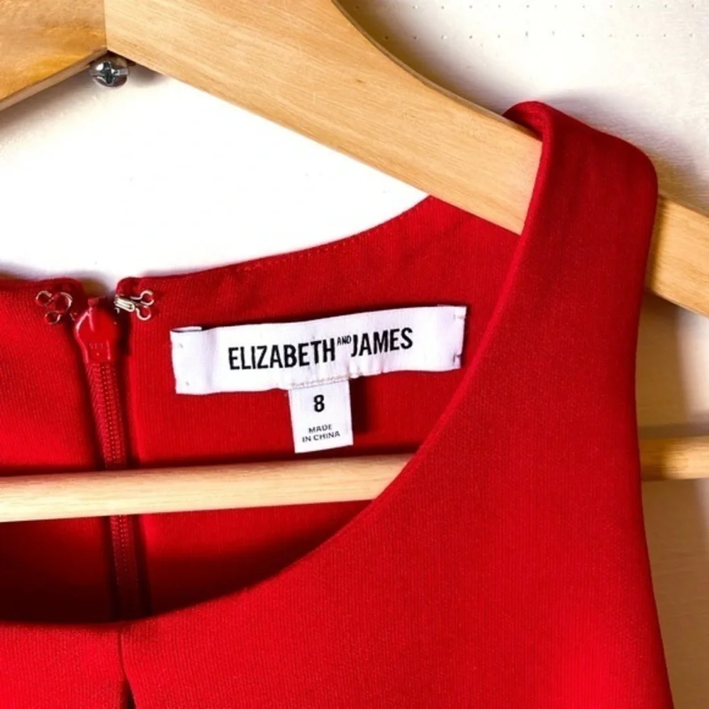 Elizabeth and James Red Fit & Flare Scout Dress Size: 8 - Picture 4 of 4